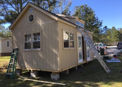 10 x 20 Premium Statesman with dormer and many windows added under construction