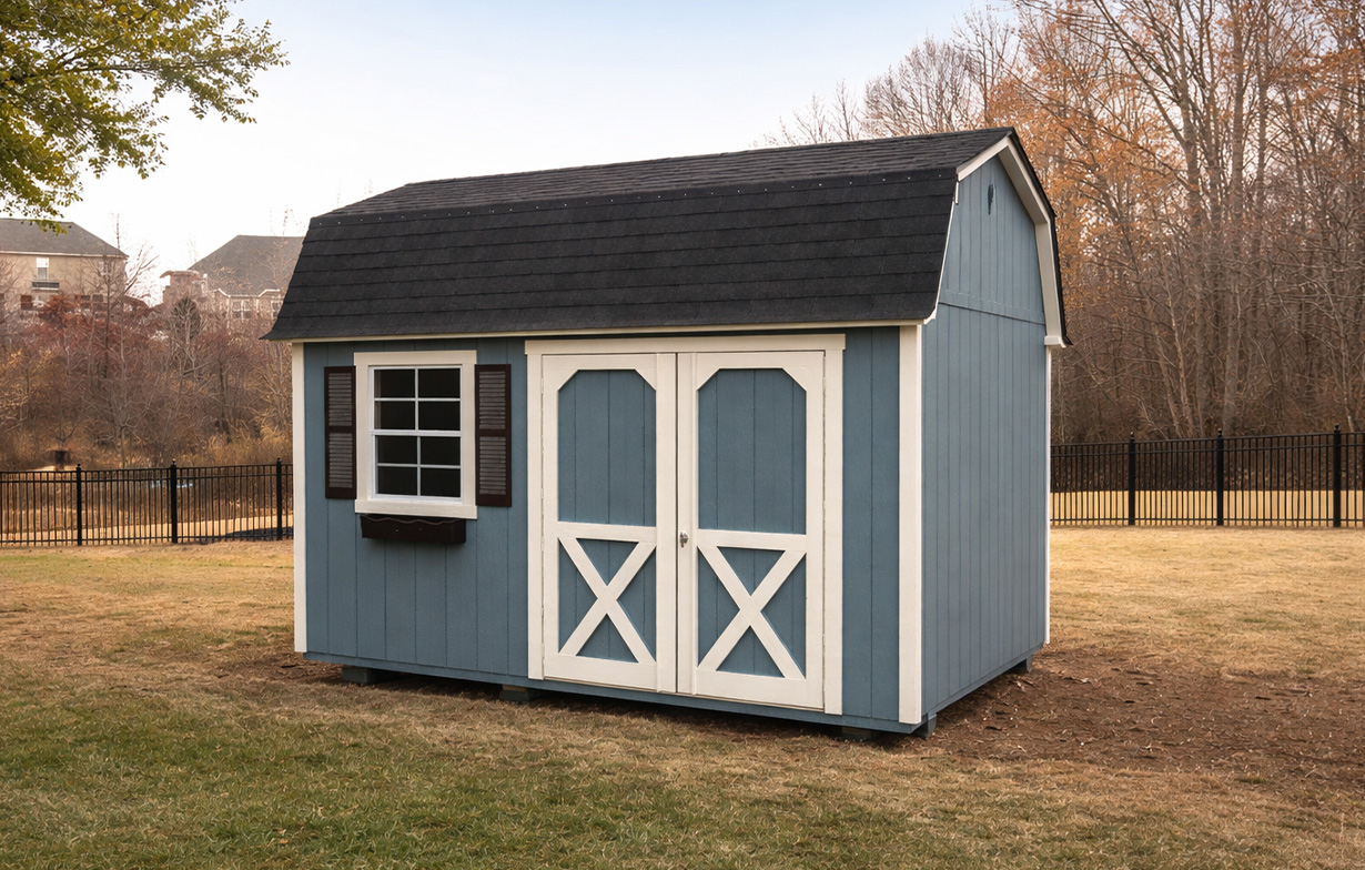 The Deluxe Estate storage shed in the Triangle