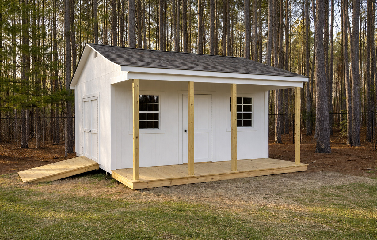 The Cabin from Carolina Yard Barns in Raleigh North Carolina