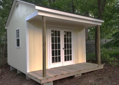 The cabin built in Durham NC