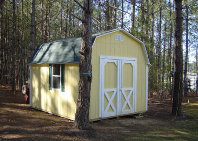 The Deluxe Estate shed built in the Raleigh Triangle area