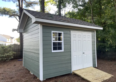 The Heritage shed is built in Raleigh NC