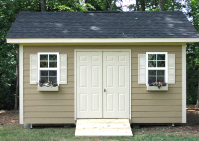 The Heritage shed is built in Raleigh NC