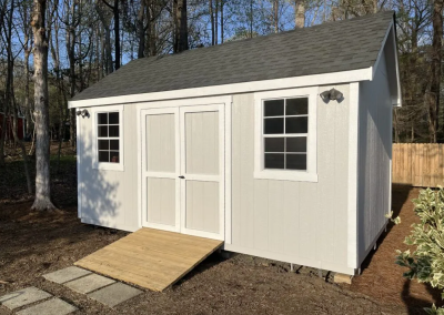 A premium Statesman shed built by carolina yard barns