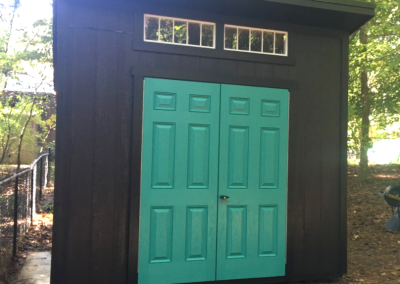 The studio shed built in Raleigh