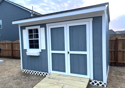 The tackroom storage building, a custom handcrafted solution